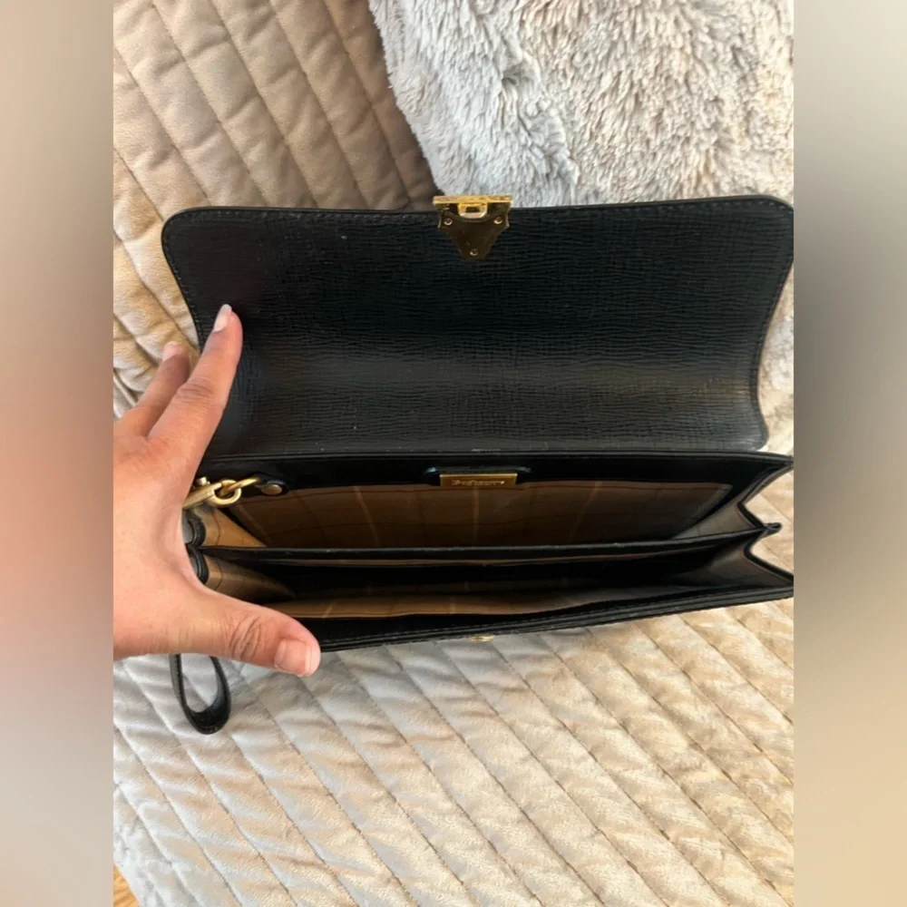 BURBERRY of London Briefcase Clutch Bag, Authentic, Vintage. EUC